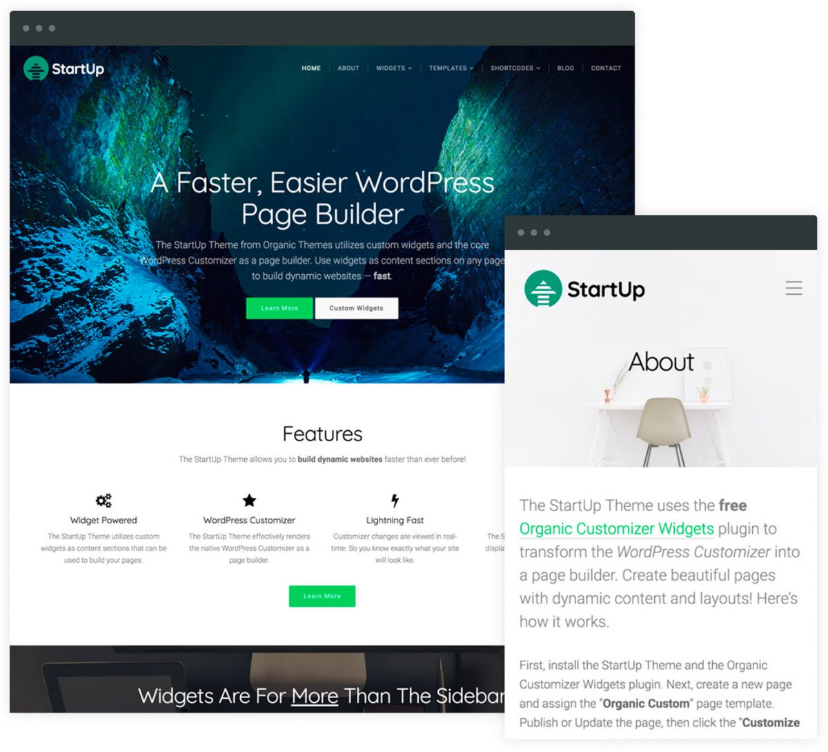 StartUp Theme WordPress Block Themes And Plugins Organic Themes