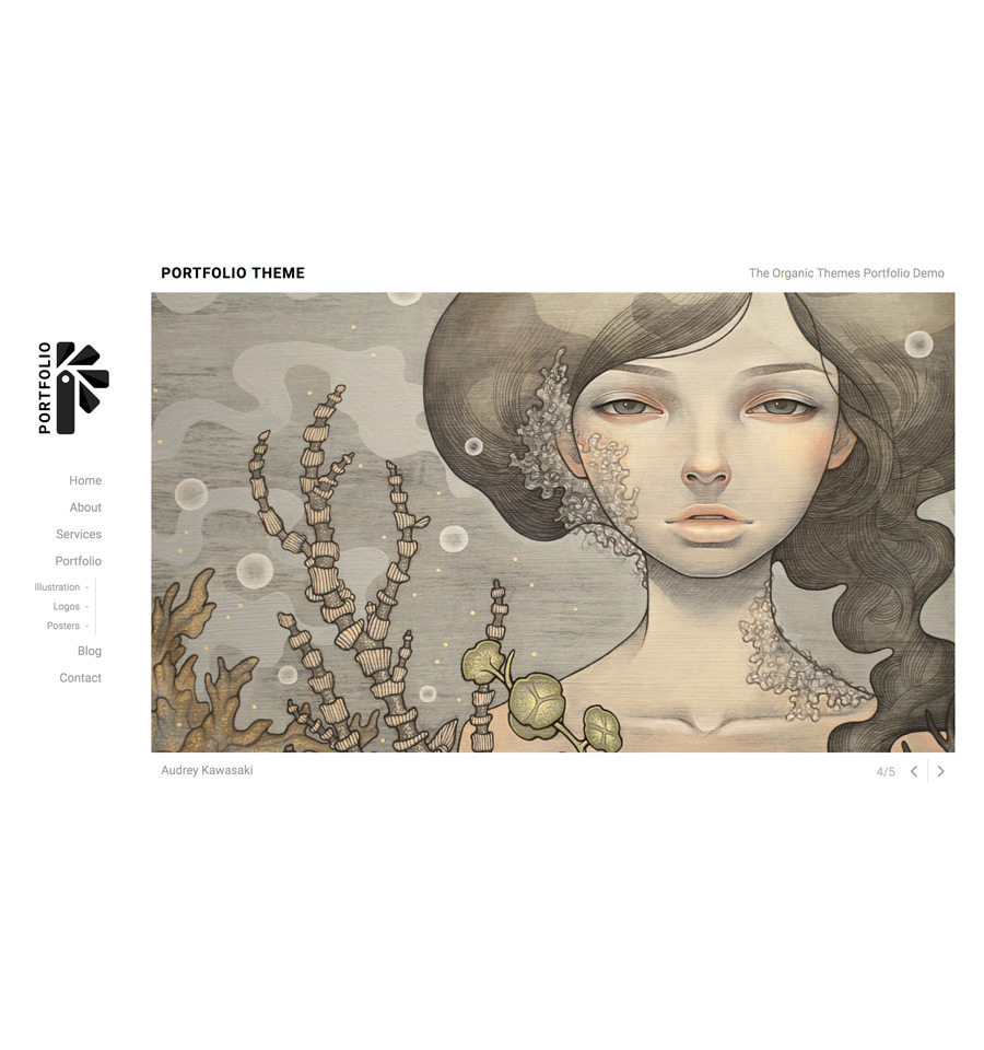 fashion illustration portfolio themes