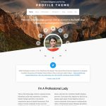 WordPress Profile Theme