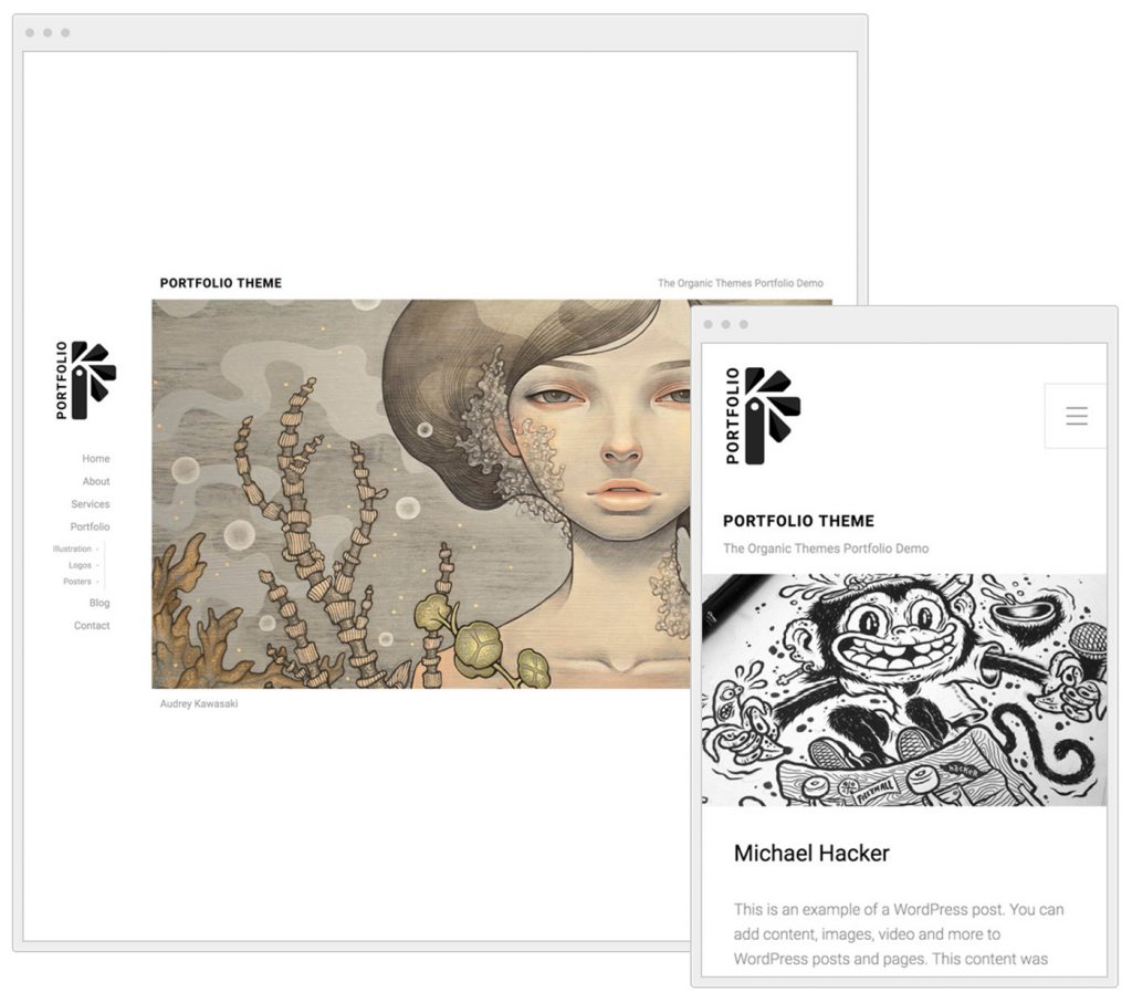 free wordpress portfolio themes for graphic designers