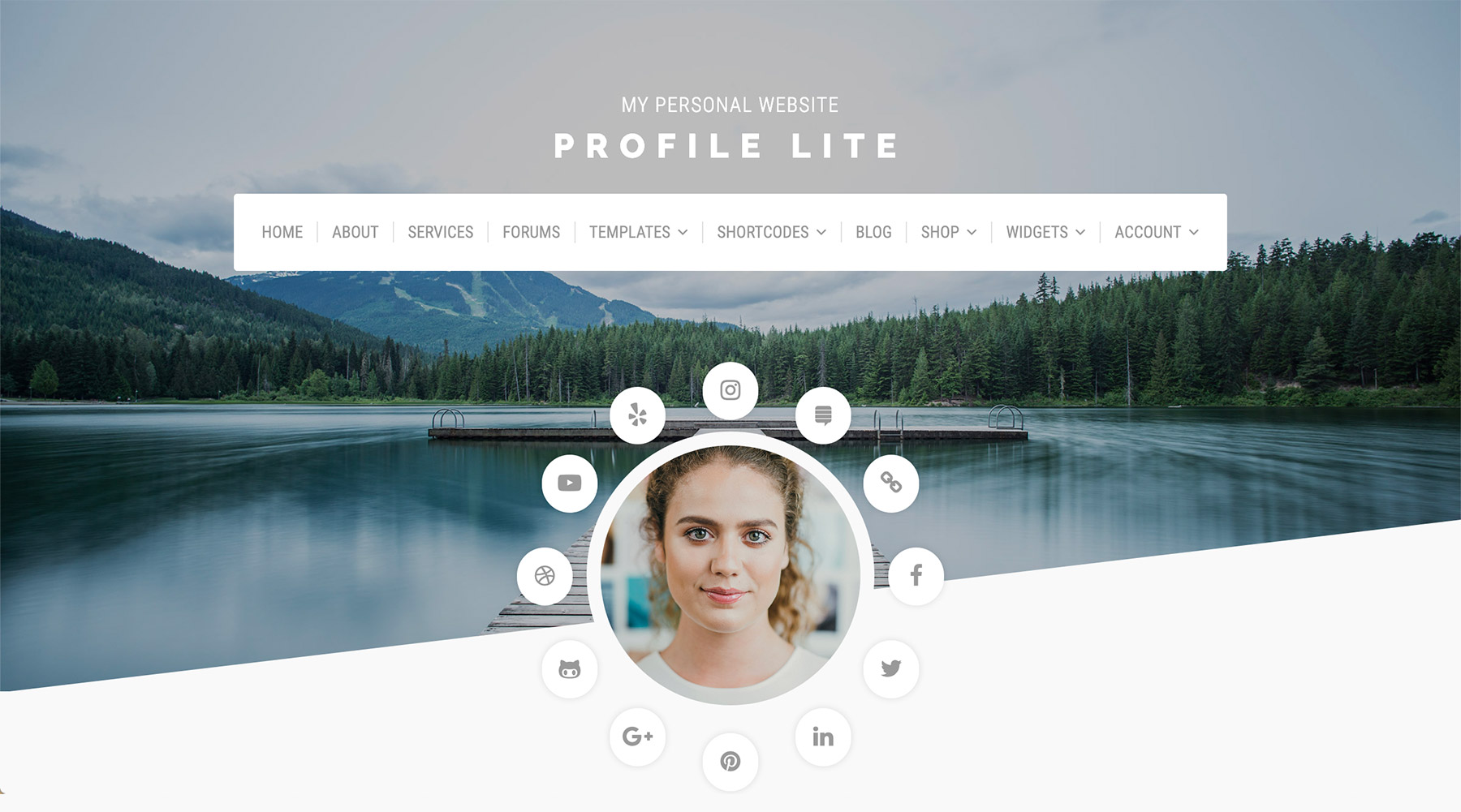 Profile Lite A Free Theme For Personal Websites WordPress Block